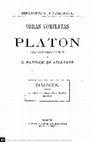 Dialogos de platon Cover Page