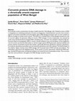 Research paper thumbnail of Curcumin protects DNA damage in a chronically arsenic-exposed population of West Bengal