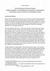 Research paper thumbnail of Zum Ehrenring und seiner Historie. Additive Aspekte zur Ausbreitung an austrischen und deutschen Hochschulen sowie Kommunen im kulturellen Kontext