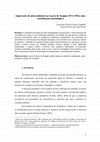 Research paper thumbnail of Impressões do meio ambiente na Gazeta de Sergipe (1972-1992): uma contribuição metodológica