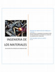 INGENIERIA DE LOS MATERIALES Cover Page