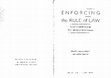 Research paper thumbnail of Violent Police, Passive Citizens: the failure of social accountability in Chile.  En Enforcing the Rule of Law (Enrique Peruzzotti y Catalina Smulovitz ed.). Pittsburgh: University of Pittsburgh Press, 2006. Chapter 6, pp 134-177.