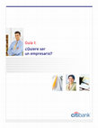 Guía 1: ¿Quiere ser un empresario Cover Page