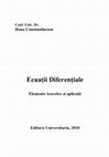 DConsta Ecuatii diferentiale Cover Page