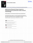 Research paper thumbnail of Media Action Research Group: toward an antiauthoritarian profeminist media research methodology