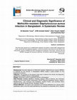 Clinical and Diagnostic Significance of Methicillin-resistant Staphylococcus aureus Infection in Bangladesh: A Systematic Review Cover Page