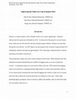 Research paper thumbnail of Improving the Safety of a Log Transport Fleet