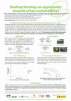 Research paper thumbnail of Rooftop farming: an opportunity towards urban sustainability?