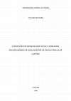 Concepções de desigualdade social e mobilidade socioeconomica de adolescentes de escola pública de Curitiba Cover Page