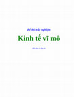 Kinh tế vĩ mô Cover Page