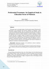 Research paper thumbnail of Preferential Treatment: An Empirical Study in Education Sector of Pakistan