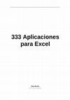 333 Aplicaciones para Excel Cover Page