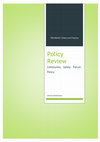 Research paper thumbnail of PBL5844S: Police and Policing Policy Review Community Safety Forum Policy Hannes Koekemoer