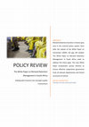 Research paper thumbnail of POLICY REVIEW The White Paper on Remand Detention Management in South Africa