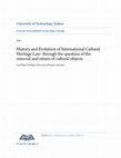 History and Evolution of International Cultural Heritage Law: through the question of the removal and return of cultural objects Cover Page