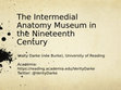 Research paper thumbnail of The Intermedial Anatomy Museum in the Nineteenth Century (BSLS/ACCUTE Special Panel: Collective Knowledge: Museums, Scientific Inquiry, and Literature)