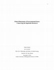 Ethical Dimensions of Environmental Issues: Conserving the Depletable Resources Cover Page