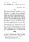 Research paper thumbnail of Comunidade rock: visões de mundo e categorias musicais. Música & Cultura (Salvador. Online). , v.5, p.1 - 11, 2010.