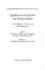 Research paper thumbnail of Hackl / Jacobs / Weber (Hrsg.) 2010, Quellen zur Geschichte des Partherreiches – Textsammlung mit Übersetzungen und Kommentaren, Band 1-3