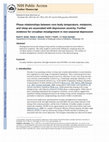 Phase relationships between core body temperature, melatonin, and sleep are associated with depression severity: Further evidence for circadian misalignment in non-seasonal depression Cover Page