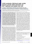 Research paper thumbnail of CXCR4 nanobodies (VHH-based single variable domains) potently inhibit chemotaxis and HIV-1 replication and mobilize stem cells