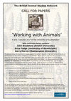 Research paper thumbnail of The British Animal Studies Network 'Working with Animals' cfp