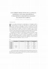 Research paper thumbnail of Los verbos defectivos en la lengua española: estudio sincrónico y diacrónico descriptivo basado en datos de corpus. Boletín de la Real Academia Española, 300:255-287.