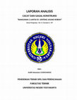 LAPORAN ANALISIS CACAT DAN GAGAL KONSTRUKSI " BANGUNAN 2 LANTAI DI LENTENG AGUNG ROBOH " Oleh : Andhi Setyawan (12505244032) UNIVERSITAS NEGERI YOGYAKARTA Cover Page