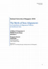 Research paper thumbnail of The Myth of Non-Alignment: An Evaluation of Alignment Policies in Southeast Asia