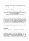 Research paper thumbnail of Continuous synthesis of surface-modified zinc oxide nanoparticles in supercritical methanol