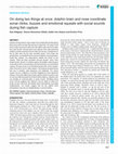 On doing two things at once: dolphin brain and nose coordinate sonar clicks, buzzes and emotional squeals with social sounds during fish capture Cover Page