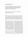 Research paper thumbnail of Behavioral disinhibition and the development of substance-use disorders: Findings from the Minnesota Twin Family Study