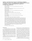 Auditory and behavioral responses of bottlenose dolphins (Tursiops truncatus) and a beluga whale (Delphinapterus leucas) to impulsive sounds resembling distant signatures of underwater explosions Cover Page