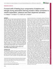 Forward shift of feeding buzz components of dolphins and belugas during associative learning reveals a likely connection to reward expectation, pleasure and brain dopamine activation Cover Page