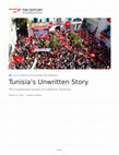 Tunisia's Unwritten Story: The Complicated Lessons of a Peaceful Transition (2017) Cover Page