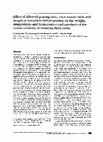 Research paper thumbnail of Effect of allowed grazing time, inert rumen bulk and length of starvation before grazing on the weight, composition and fermentative end-products of the rumen contents of lactating dairy cows