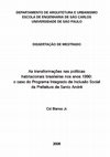 As transformações nas políticas habitacionais brasileiras nos anos 1990: o caso do Programa Integrado de Inclusão Social da Prefeitura de Santo André Cover Page