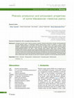 Phenolic production and antioxidant properties of some Macedonian medicinal plants Cover Page