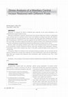 Stress Analysis of a Maxillary Central Incisor Restored with Different Posts Cover Page