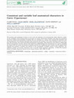 Research paper thumbnail of Consistent and variable leaf anatomical characters in Carex (Cyperaceae)