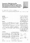 Research paper thumbnail of Comparison of high-resolution gas chromatography and high-performance liquid chromatography for simultaneous determination of lamotrigine and carbamazepine in plasma