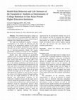 Research paper thumbnail of Health Risk Behaviors and Life Stressors of the Paramedical Students as Determinants of College Retention in One Asian Private Higher Education Institution