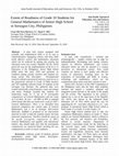 Research paper thumbnail of Extent of Readiness of Grade 10 Students for General Mathematics of Senior High School in Sorsogon City, Philippines