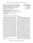 Research paper thumbnail of Evaluation of the Usability and Challenges Facing the Adoption of Online Based Cloud Services in National Open University of Nigeria, North Central Zone