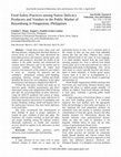 Research paper thumbnail of Food Safety Practices among Native Delicacy Producers and Vendors in the Public Market of Bayambang in Pangasinan, Philippines