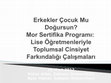 Research paper thumbnail of Lise Öğretmenleriyle Toplumsal Cinsiyet Farkındalığı Çalışmaları