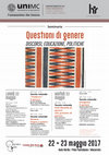 Research paper thumbnail of Questioni di genere: discorsi, educazione, politica