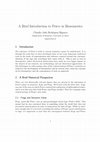 Research paper thumbnail of A Brief Introduction to Peirce in Biosemiotics