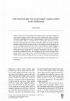 Research paper thumbnail of State desertion and “out-of-procedure” asylum seekers in the Netherlands