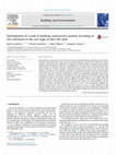 Development of a scale of building construction systems according to CO2 emissions in the use stage of their life cycle Cover Page